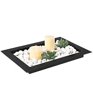 metal tray box amazon|decorative metal trays for centerpieces.